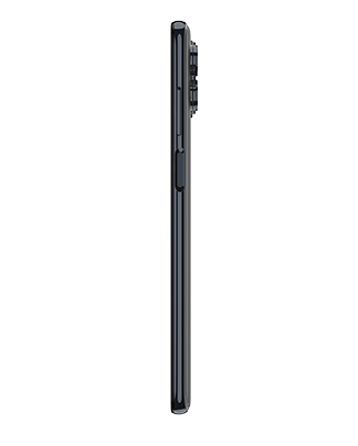 Telefon Doua telefone Motorola Edge Lite Dual Sim 128-8GB 5G Lagoon Green unul cu privire lateral stanga si fundal alb
