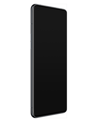 Telefon Telefon OPPO Find X5 Pro Negru, cu ecranul stins, privit din fata de la un unghi de 20 de grade spre dreapta
