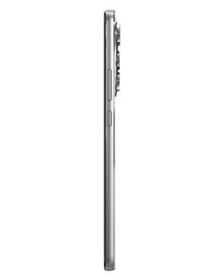 Telefon Telefon Motorola Edge 30 Dual Sim 128-8GB 5G Silvercu privire lateral dreapta pe un fundal alb