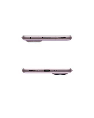 Telefon Doua telefoane Xiaomi 12 5G mov asezate culcat, fotografiate din lateral