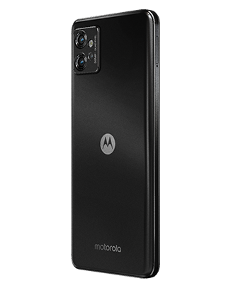 Telefon Telefon Motorola G32, negru, privit din dreapta spate, observandu-se cele 3 camere