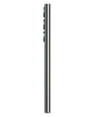 Telefon Telefon Samsung Galaxt S23 Ultra, verde, vizibil din lateral stanga