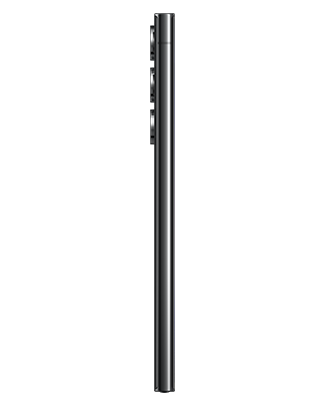Telefon Telefon Samsung Galaxt S23 Ultra, negru, vizibil din lateral stanga