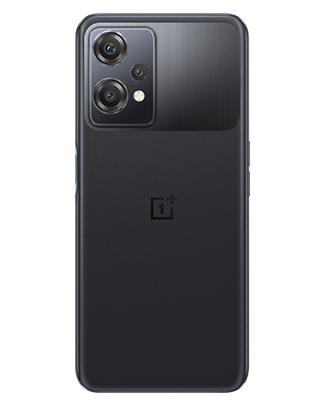 Telefon Telefon OnePlus Nord C2 Lite, negru, privit din spate, observandu-se cele 3 camere