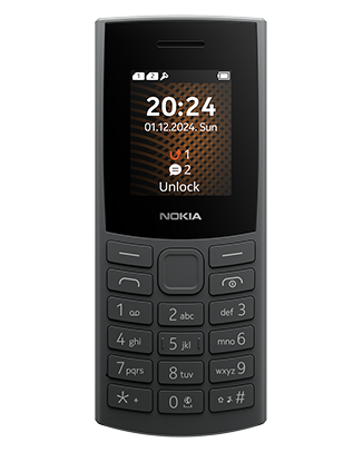 Telefon Telefon-mobil-Dual-SIM-Nokia-105-4G-2024-Charcoal