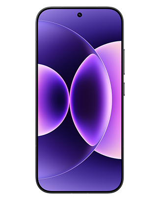 Telefon P3-Black-Front-Wallpaper