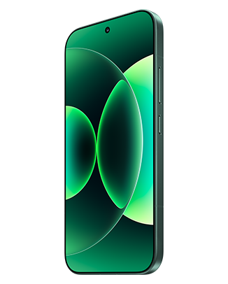 Telefon P3-Green-FrontRight-Wallpaper